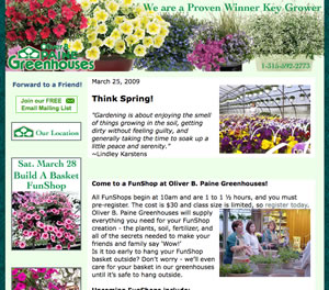 Greenhouse Newsletter